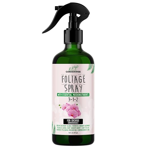 Premium Orchid Plant Food Mist β Orchid Fertilizer Spray β Orchid Food Fertilizer for Blooming β Orchid Plant Care Formula 3-1-2 β Ready-to-Use (8 OZ)