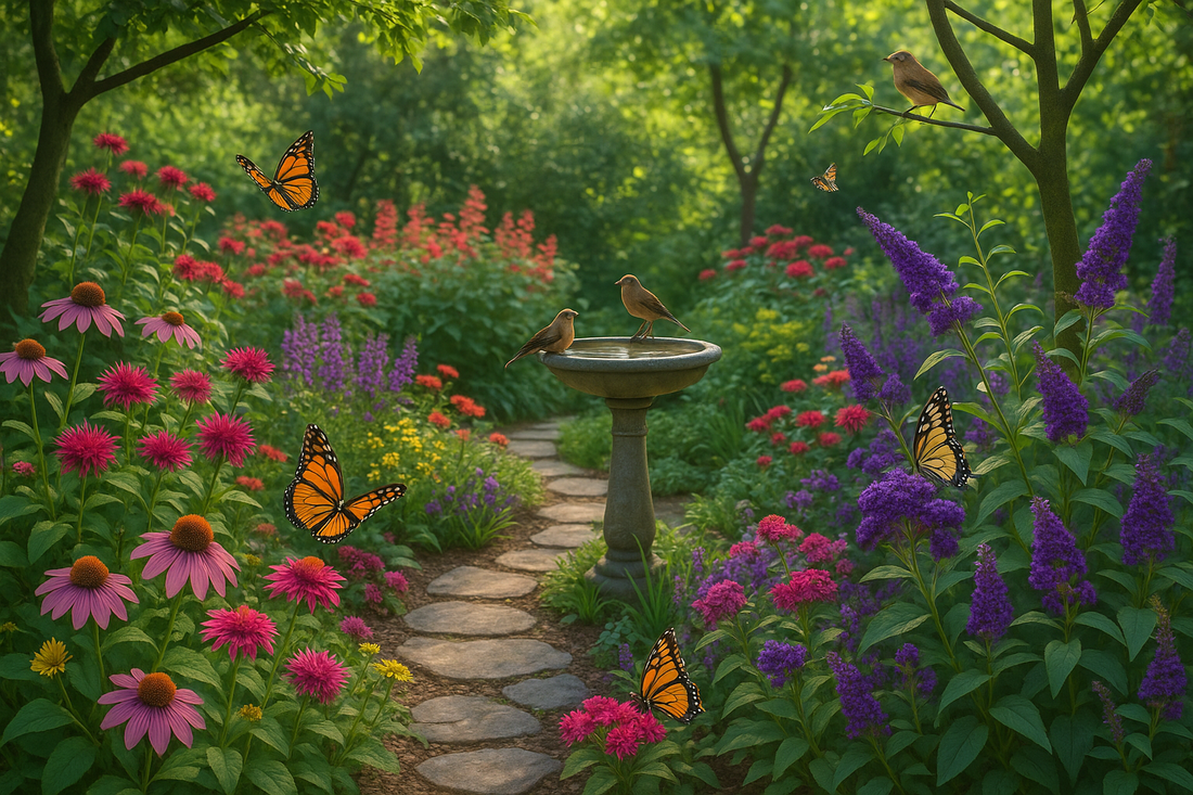 How to Create a Stunning Backyard Garden That Attracts Birds and Butterflies