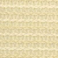 Eden's Decor Straight Flat-Edged Sun Shade Sail Rectangular 6' x 10' Beige UV-Blocking Outdoor Canopy Fabric Cloth Awning for Pergola Patio Garden Backyard Custom Size
