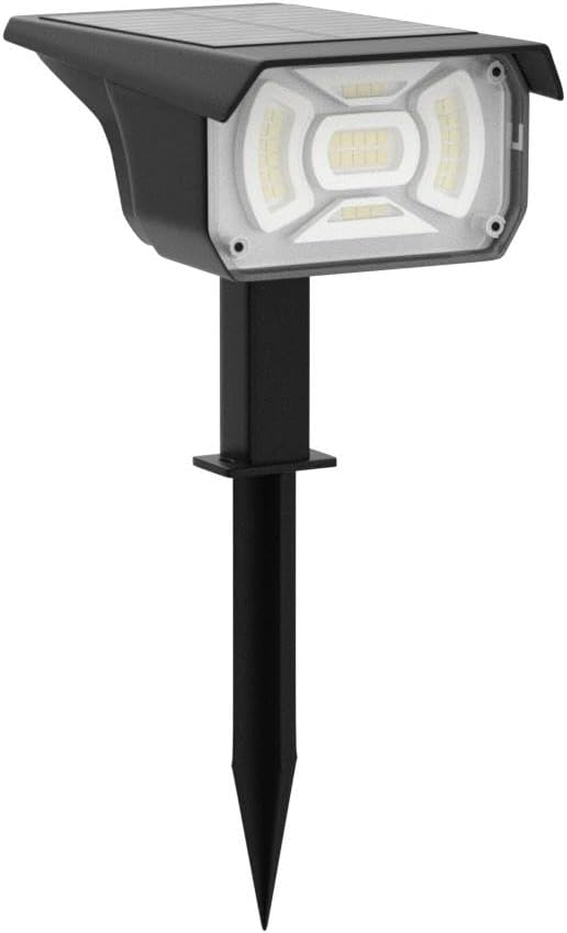 Color Solar Lights Outdoor Waterproof Spotlights with 9 Light Modes, Color Changing Solar Outdoor Lights for Decorate Festivals, Colored Solar Spot Lights Auto On/Off, RGBW Landscape Lights