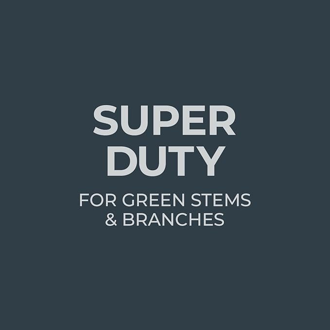 Woodland Tools Super Duty Hedge Shears, 23 Inch Manual Hedge Clippers with 10 Inch Gear-Assist Blades, Power Notch, and Non Stick Coating, Heavy Duty Trimmer for Thick Shrubs and Hedges