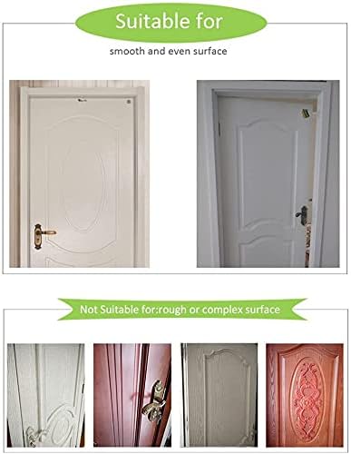 3D Door Stickers - Stairs - Door Wallpaper - Self-Adhesive - Removable - PVC - Waterproof - Matt Finish - Modern - White - 31.5" x 78.7"