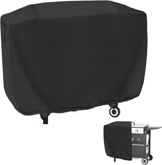 Flat Top Grill Cover Waterproof for 3-Burner Flat Top Gas Griddle Grill, Weatherproof Cover for Protecting Flat Iron Grill/Propane Griddle/Outdoor Barbecue Gril
