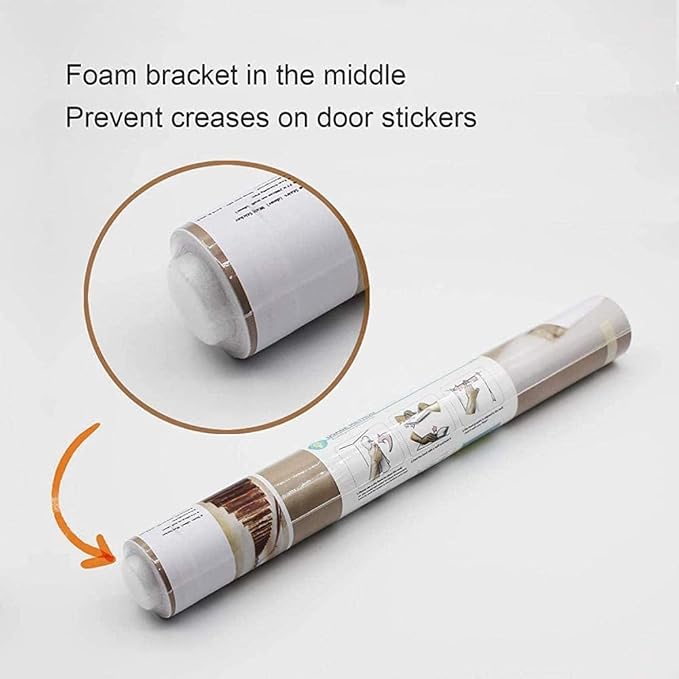 3D Door Stickers Murals Peel and Stick - Stairs - Door Wallpaper Self-Adhesive Door Decals Removable PVC Waterproof Door Poster for Bedroom Living Room Door 30.3" x 78.7"