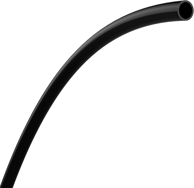 Alpine Corporation 100' PVC Tubing with 1/2" Inside Diameter for Ponds and Fountains, Black