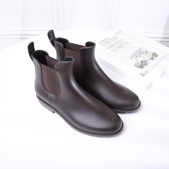 Asgard Women's Ankle Rain Boots Waterproof Chelsea Boots