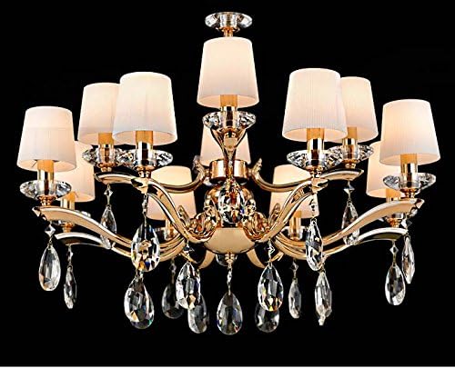 Fushing 20Pcs Chandelier Crystals, Clear Teardrop Crystal Chandelier Pendants Parts Beads, Hanging Crystals for Chandeliers (38mm, Clear)