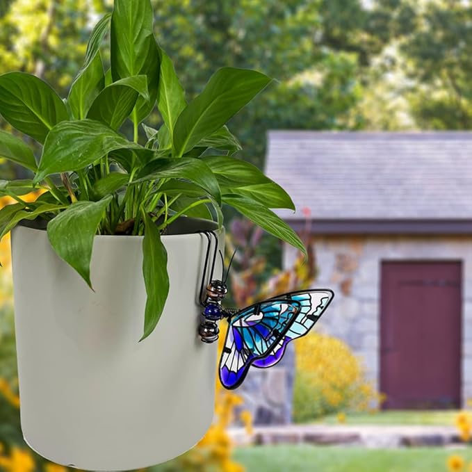 BESPORTBLE 3pcs Flower Pot Decoration Pendant Plant Pot Flower Pots Outdoor Decor Hangers Bonsai Decoration Plant Decor Hanger Iron Flower Pot Hanger Decor Glass Mini Accessories