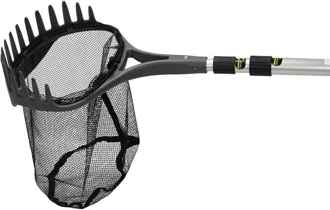 Aquascape Pond Shark Net, Skimming, Maintenance & Water Garden Tool, Extends 96" | 74005