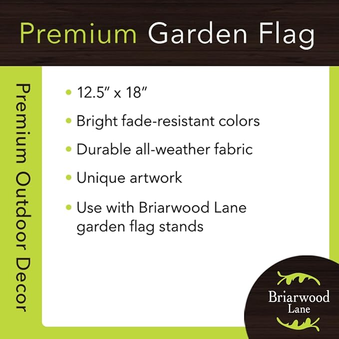 Briarwood Lane Fall Leaves Monogram Letter G Garden Flag