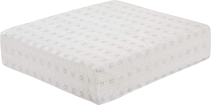 Classic Accessories Montlake FadeSafe Water-Resistant 25 x 22 x 4 Inch Wide Back Patio Quilted Lounge Cushion, Chamomile