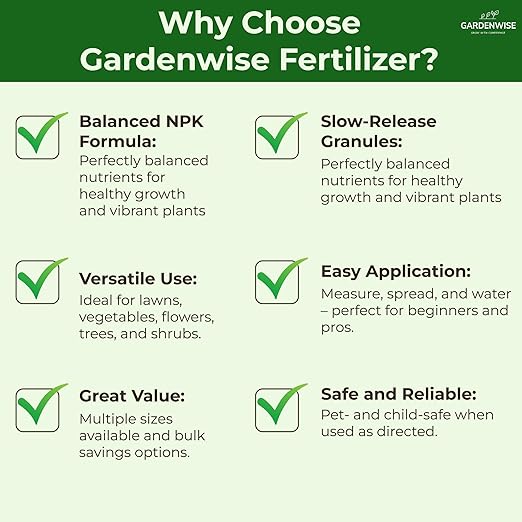 10-10-10 All-Purpose Professional Fertilizer Plant Food for Indoor/Outdoor Gardening; Premium Shrub, Tree, Flower, Vegetable and Lawn Fertilizer; Quick-Release Nitrogen (10 QUARTS)