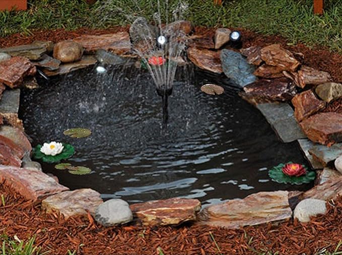 Pond Liner 20 x 25ft 20 mil Pond Liners for Outdoor Ponds, UV Resistant LDPE Pond Liner for Fish Ponds, Pool, Water Features, Fountains, Waterfall and Water Gardens, Black