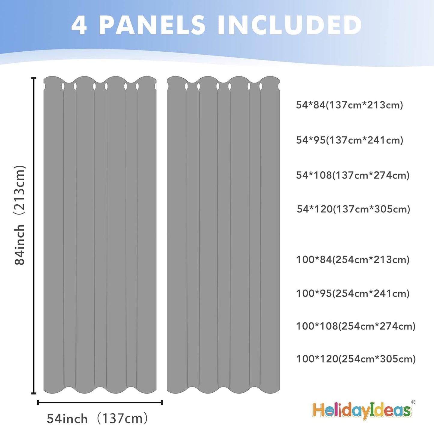 HolidayIdeas Beige Outdoor Sheer Curtains for Patio Waterproof, 4 Panels - 100 x 95 Inch - Extra Wide Voile Outside Curtains Light Filtering Grommet Drapes for Front Porch, Gazebo, Pergola, Backyard