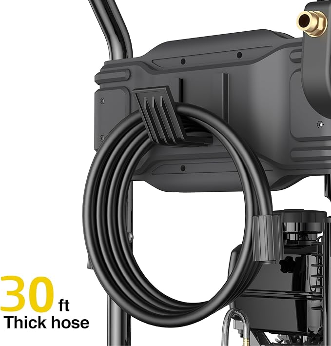 Heavy-Duty Gas Pressure Washer, 3500Psi at 2.6Gpm Power Washer,Portable, 30feet Pressure Hose,Industrial Style,Axial Cam Pump, for Siding, Driveway, House, Car, RV, Paint Preparation etc