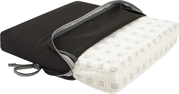 Classic Accessories Ravenna Water-Resistant 17 x 15 x 2 Inch Patio Seat Cushion, Espresso