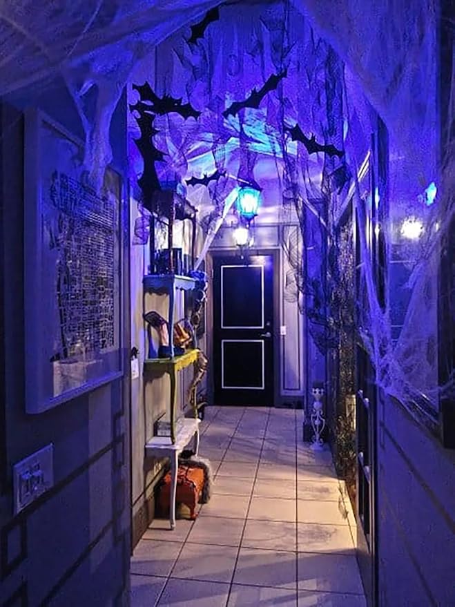 Hompavo 【Upgraded】 LED Flame Light Bulbs, Purple Flickering Light Bulbs with Upside Down Effect, E26/E27 Flame Bulb for Halloween Christmas Party Indoor and Outdoor Home Decoration (2 Pack)