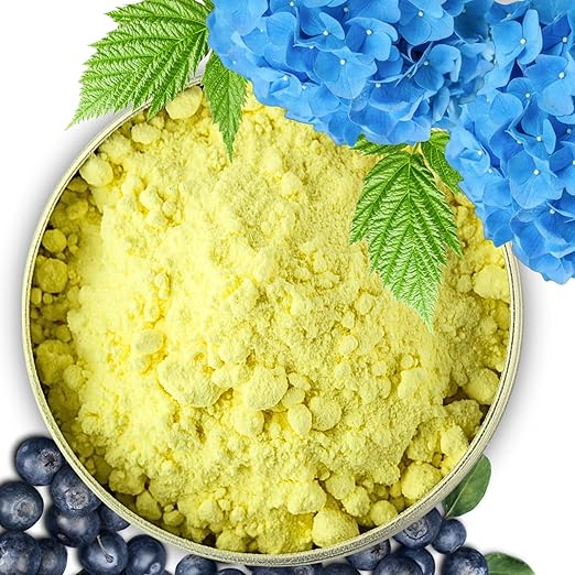 Elemental Sulfur for Soil - 90% Purity Wettable Sulfur Powder for Plants - Garden Soil Acidifier for Blueberries & Hydrangea Blue (1 Quart - 1.8 lbs)