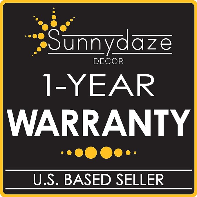 Sunnydaze 82-Inch Outdoor Heavy-Duty Shepherd Hook - Black - Set of 2