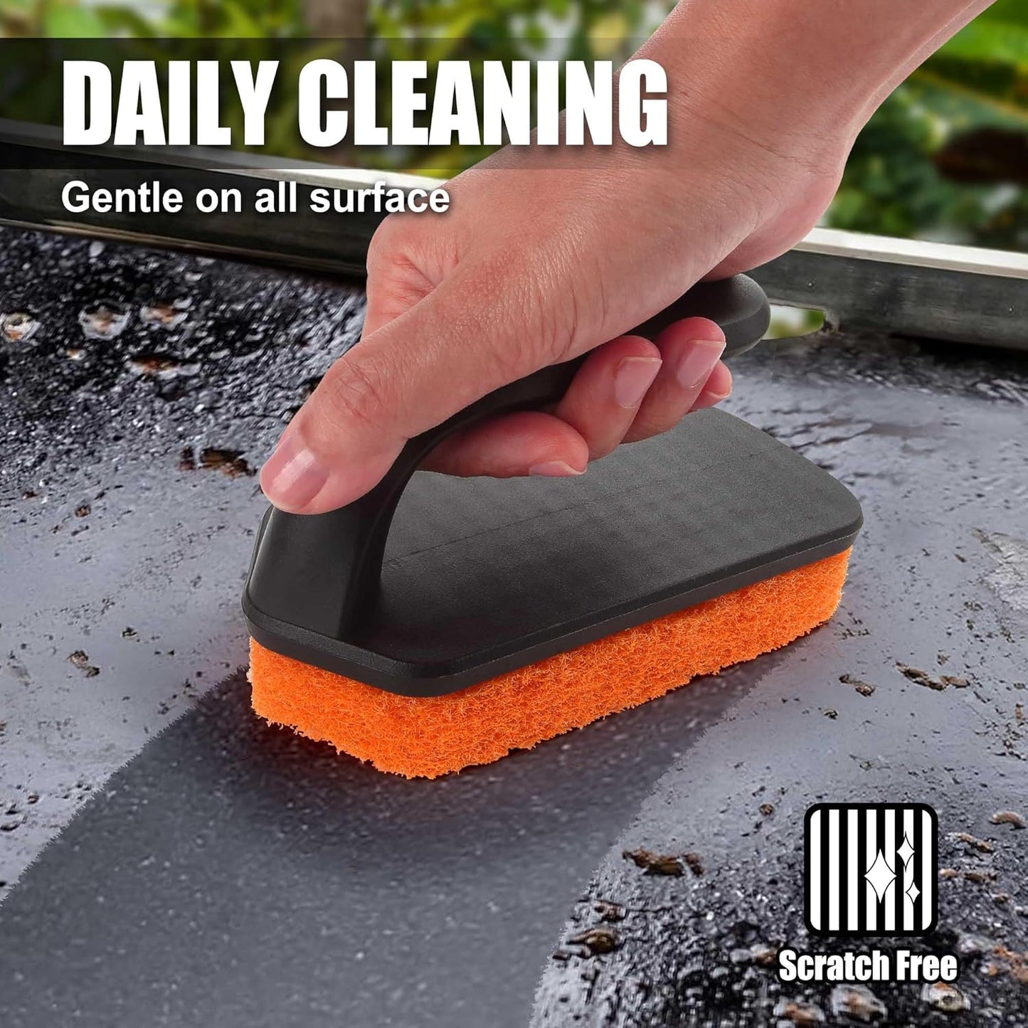 GRILLART Griddle Cleaning Kit for Blackstone, Replacment Scouring Pads(Scour Pads 4PCS)
