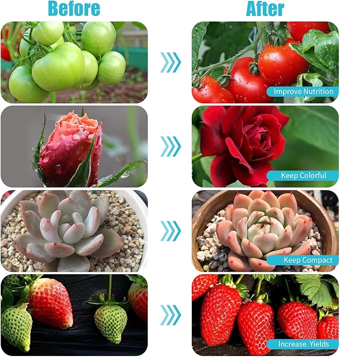 Grow Lights for Indoor Plants, 84LEDs Clip Plant Lights, Full Spectrum LED Plant Growing Lamps with FlexibleGooseneck4/8/12/18H Timer, 3 Spectral Modes, 10 Dimmable Levels (1 Pack)