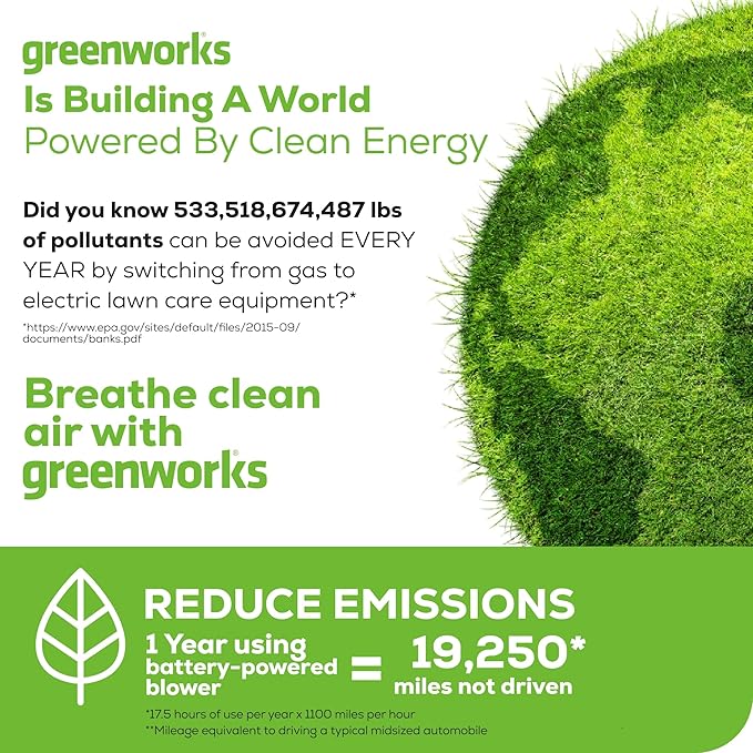 Greenworks 40V 13-Inch Cordless String Trimmer/Edger and Leaf Blower Combo Kit + 3 Bonus Spools, 2.0Ah Battery and Charger Included