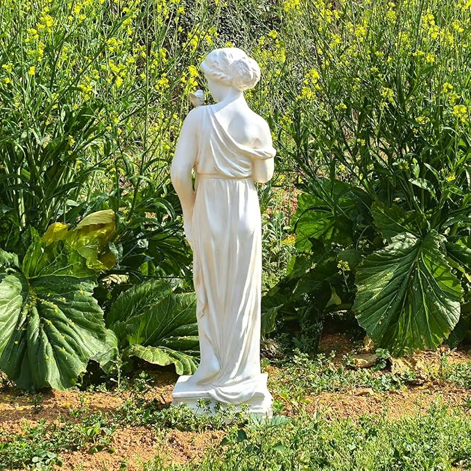Outdoor Statue, Nymph Sculpture Goddess of Greek Mythology Roman Style for Garden Patio Yard Lawn Porch Decor (Nymph)