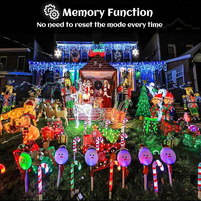 Icicle lights Outdoor - 33ft Christmas Lights with 400LED 75 Drops 8 Modes, Plug in Curtain String Lights Waterproof for Holiday Wedding Party Home Garden Bedroom Indoor Outdoor Decoration, Blue