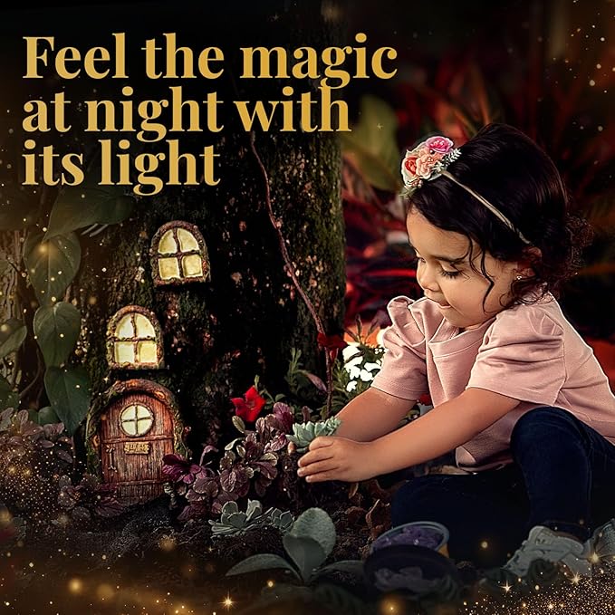Fairy Doors for Trees, Fairy Door, Fairy Garden, Fairy House Kit, Fairy Garden Decor, Fairy Garden Accessories Outdoor kit, Fairy Doors for Trees Outdoor, Gnome House, Fairy Doors