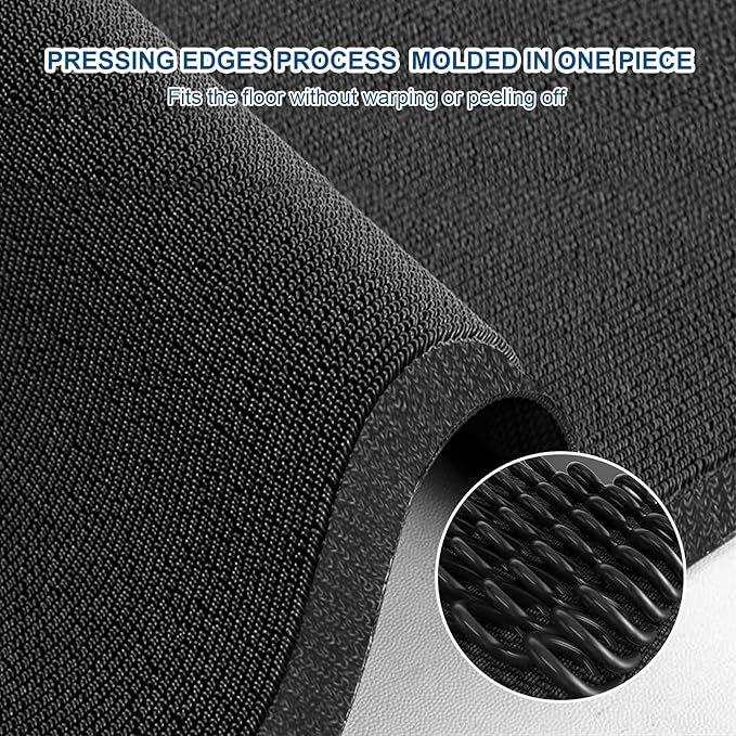 Custom Floor Mat Doormat Entryway Area Rug Welcome Carpet for Business Home Indoor/Outdoor Non Slip Washable Durable