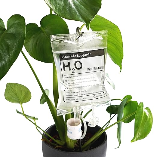 Life Support - Automatic Watering System for House Plants - Fun Garden Gifts - Home Accessories - Indoor Plant Waterer