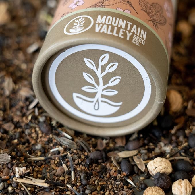 Wildflower Seeds Shaker - Hummingbird and Butterfly Mix - 100,000+ Wild Flower Seeds - in Beautiful Easy to Sow Seed Shaker - Attract Pollinators with These 23 Pure Non-GMO Varieties