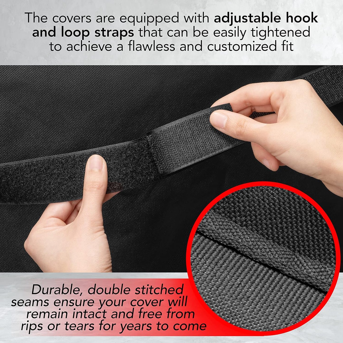 Heavy Duty Griddle Cover for Outdoor Griddle, Fits 36 Inch Griddle – Waterproof, Weather Resistant, UV & Fade Resistant with Adjustable Straps – Flat Grill Cover, Black