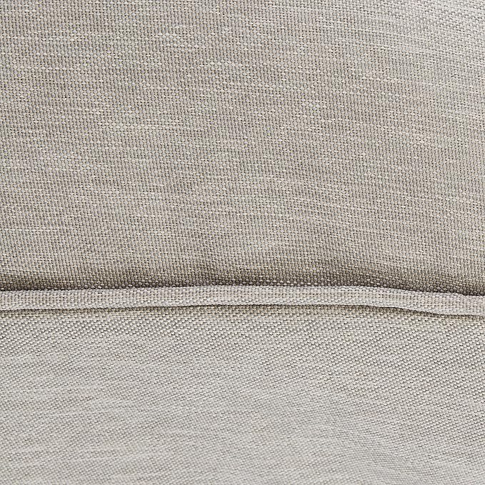 Classic Accessories Montlake Water-Resistant 21 x 22 x 4 Inch Patio Lounge Back Cushion, Heather Grey, Outdoor Loveseat Cushions